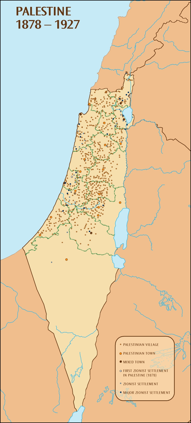 palestine 1878 1927 map